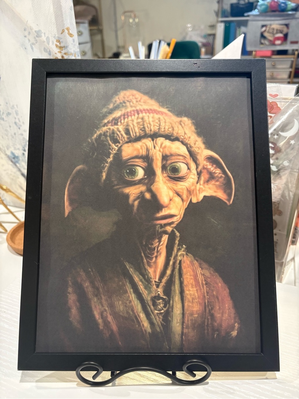 Framed 8x10 Dobby Harry Potter Art Print